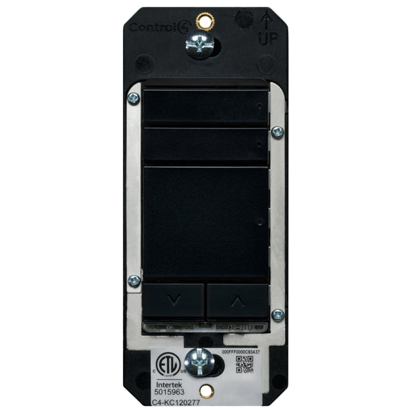 Control4® Configurable Keypad, Contemporary, 240V (Midnight Black)